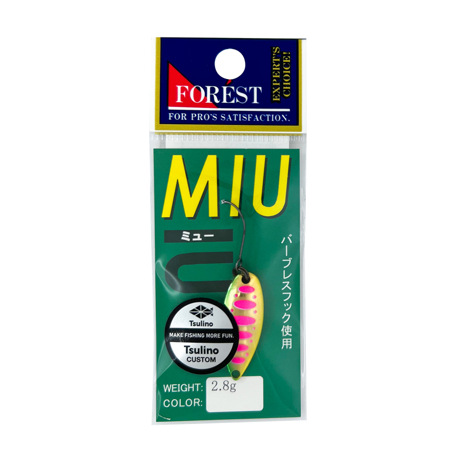 FOREST MIU 2.2g/2.8gTsulinoオリジナルカラー