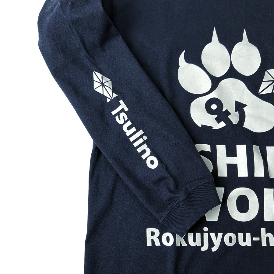 六畳一間の狼×Tsulino コラボ ロングTシャツ, アパレル トップス